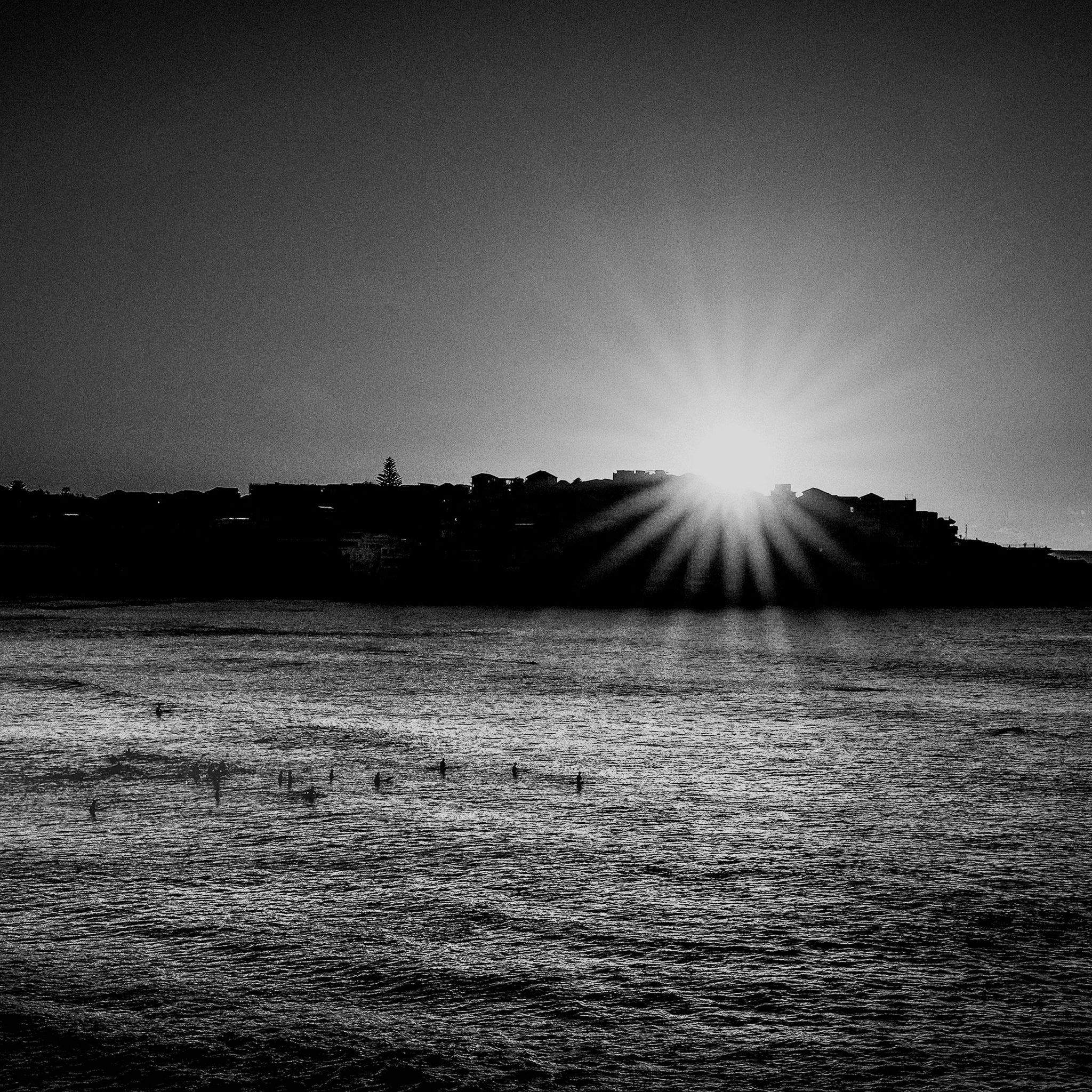 Waiting for a wave at Bondi