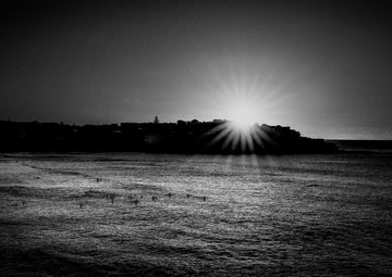Waiting for a wave at Bondi